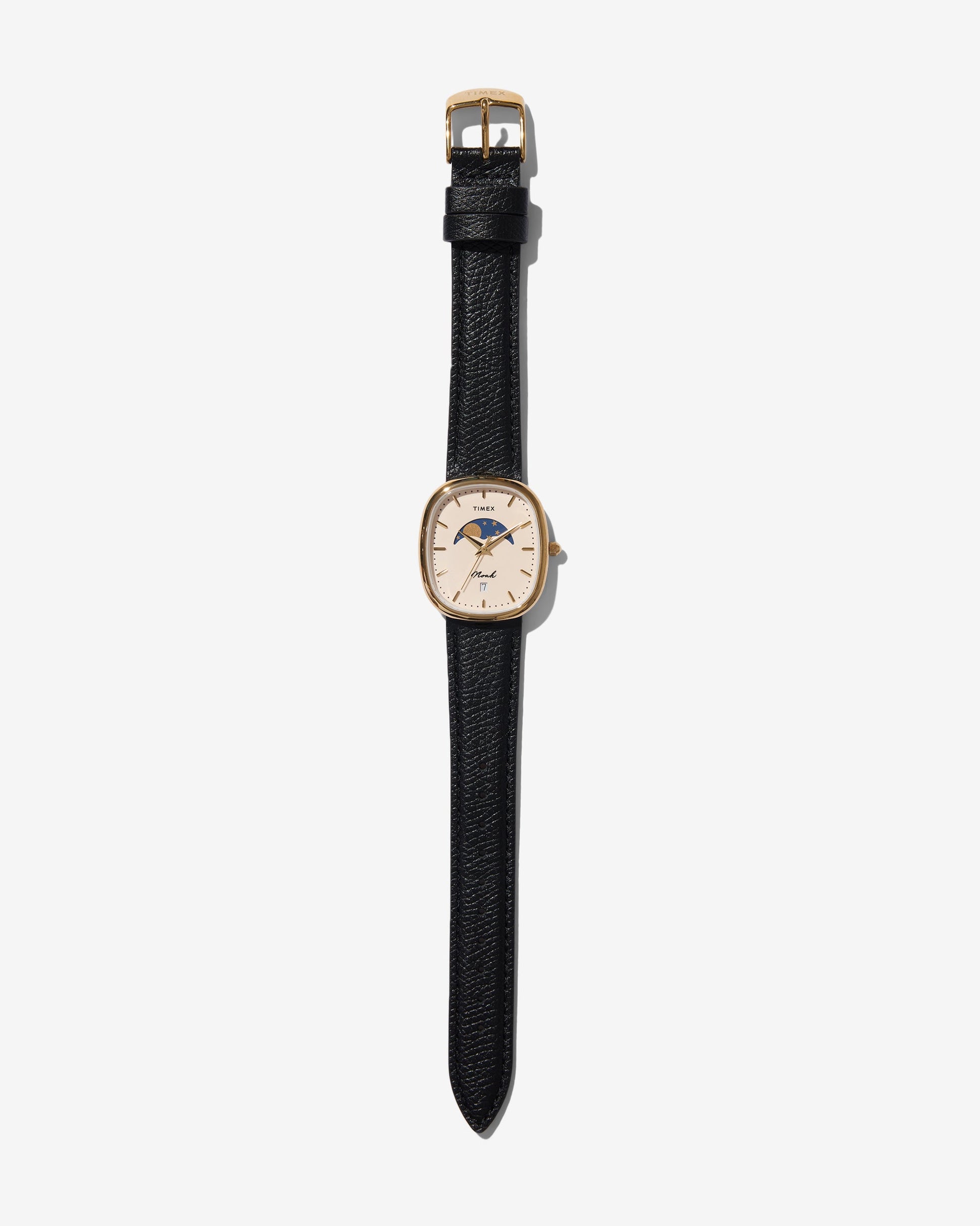 Noah x Timex Oval Moon Phase Watch - Black / Gold