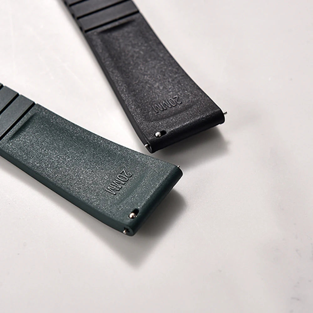 Premium Rubber CTS Mosaic Strap with Quick Release Butterfly Buckle