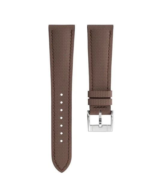 Sailcloth FKM Rubber Base Watch Strap with Quick Release Pin Buckle
