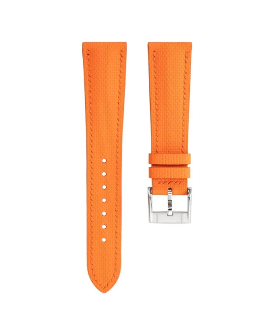 Sailcloth FKM Rubber Base Watch Strap with Quick Release Pin Buckle